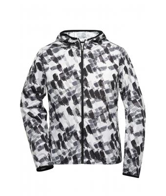 Dames Ladies' Sports Jacket Zwart-grijs-bedrukt 10251