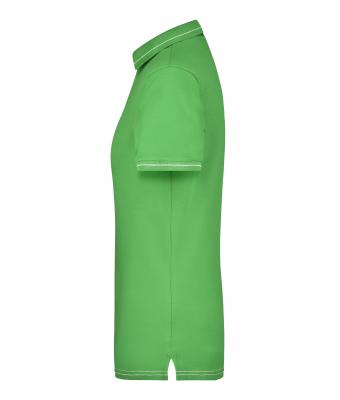 Damen Ladies' Elastic Polo Lime-green/white 7959
