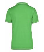 Damen Ladies' Elastic Polo Lime-green/white 7959