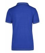 Damen Ladies' Elastic Polo Royal/white 7959