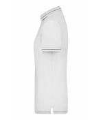 Damen Ladies' Elastic Polo White/black 7959
