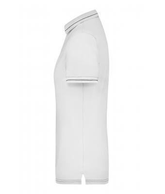 Damen Ladies' Elastic Polo White/black 7959