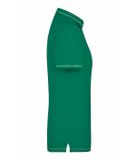 Damen Ladies' Elastic Polo Irish-green/white 7959