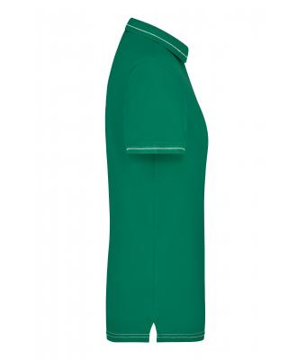 Damen Ladies' Elastic Polo Irish-green/white 7959