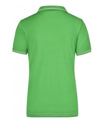 Ladies Ladies' Elastic Polo Lime-green/white 7959