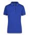 Ladies Ladies' Elastic Polo Royal/white 7959