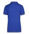 Dames Ladies' Elastic Polo Royal/wit 7959