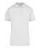 Dames Ladies' Elastic Polo Wit/zwart 7959