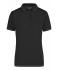 Femme Polo extensible femme Noir/blanc 7959