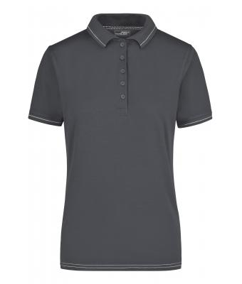 Femme Polo extensible femme Graphite/blanc 7959