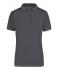 Femme Polo extensible femme Graphite/blanc 7959