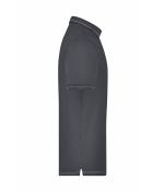 Herren Men's Elastic Polo Graphite/white 7995