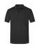 Herren Men's Elastic Polo Black/white 7995