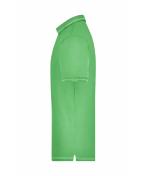 Herren Men's Elastic Polo Lime-green/white 7995