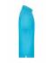 Heren Men's Elastic Polo Aqua/wit 7995