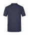 Heren Men's Elastic Polo Navy/wit 7995
