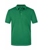 Heren Men's Elastic Polo Iers-groen/wit 7995