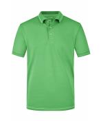 Homme Polo extensible homme Vert-citron/blanc 7995