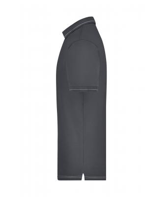 Homme Polo extensible homme Graphite/blanc 7995