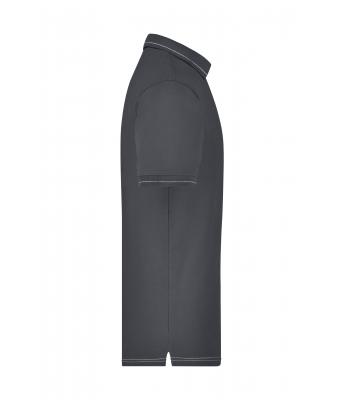 Homme Polo extensible homme Graphite/blanc 7995