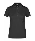 Damen Ladies' Active Polo Black 8029