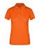 Femme Polo micro polyester femme Orange-foncé 8029