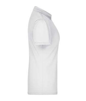 Femme Polo micro polyester femme Blanc 8029
