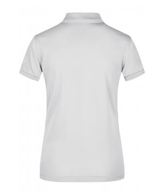 Femme Polo micro polyester femme Blanc 8029