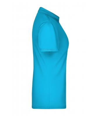 Femme Polo micro polyester femme Turquoise 8029