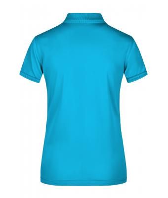 Femme Polo micro polyester femme Turquoise 8029