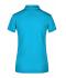Femme Polo micro polyester femme Turquoise 8029