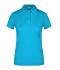Femme Polo micro polyester femme Turquoise 8029