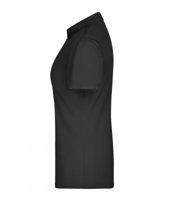 Femme Polo micro polyester femme Noir 8029