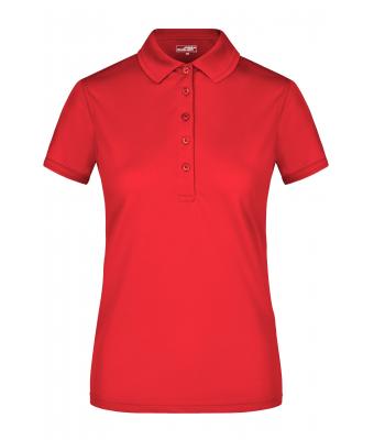 Femme Polo micro polyester femme Rouge 8029