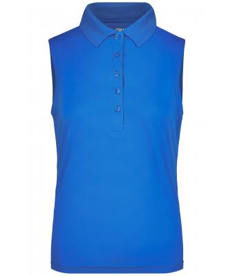 Damen Ladies' Active Polo Sleeveless Cobalt 8030