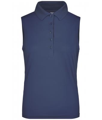 Damen Ladies' Active Polo Sleeveless Navy 8030