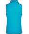 Dames Ladies' Active Polo Sleeveless Turquoise 8030