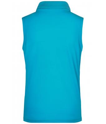 Ladies Ladies' Active Polo Sleeveless Turquoise 8030