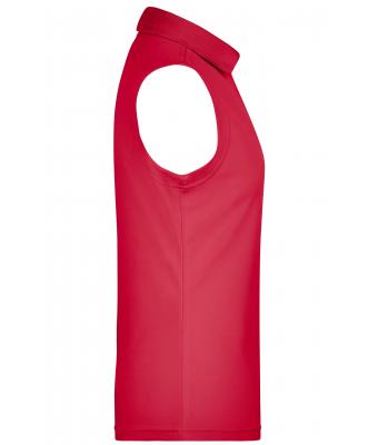 Ladies Ladies' Active Polo Sleeveless Pink 8030