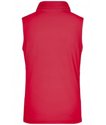 Ladies Ladies' Active Polo Sleeveless Pink 8030