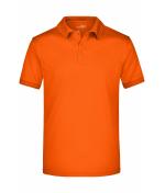 Herren Men's Active Polo Dark-orange 8031