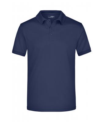 Homme Polo micro polyester homme Marine 8031