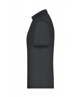Homme Polo micro polyester homme Noir 8031