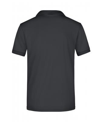 Homme Polo micro polyester homme Noir 8031