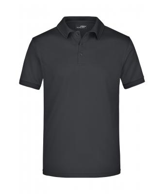 Homme Polo micro polyester homme Noir 8031