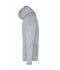 Heren Men's Knitted Fleece Hoody Licht melange/carbon 8044