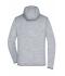 Heren Men's Knitted Fleece Hoody Licht melange/carbon 8044