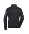 Ladies Ladies' Knitted Fleece Jacket Black/carbon 8045