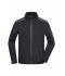 Heren Men's Knitted Fleece Jacket Zwart/carbon 8046