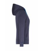 Damen Ladies' Hooded Jacket Navy/cobalt 8049